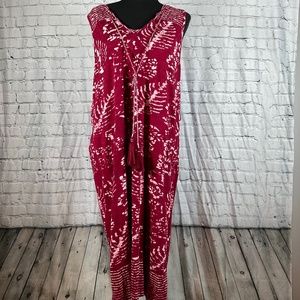 EUC - Lightweight maxi dress with tassel detail